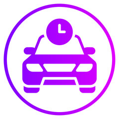 time gradient icon