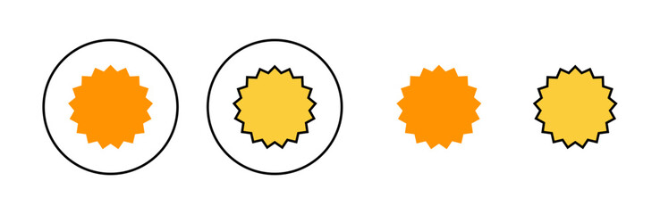 Badge icon set for web and mobile app. Awards icon vector. Achieve sign and symbols