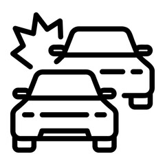 accident line icon