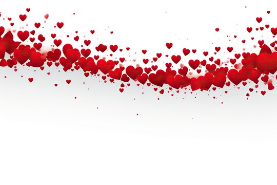 image PNG February 14th backgroundThe postcard banner Vector background transparent hearts petals red valentine Love nubes day paper celebration card