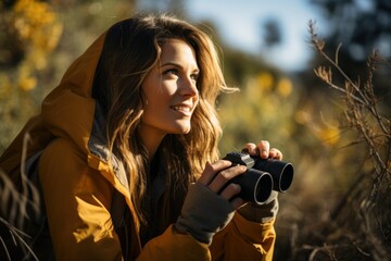 Joyful Young Photographer Capturing Autumn's Beauty in the Wild

photography, woman, nature, autumn, happiness, camera, outdoor, smiling, adventure, female photographer, landscape, fall colors, gol - obrazy, fototapety, plakaty