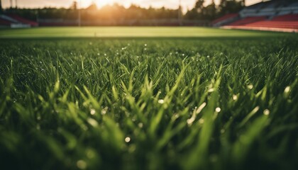 Football field hybrid grass