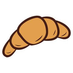illustration of croissant