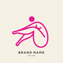 People, Pets logo, Logo Unit Animal Iconic Shapes. Cute Shape Vector illustration Icon Set isolated Vector.