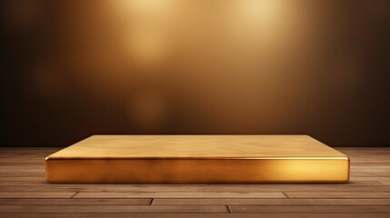 Copy space for displaying your product on a Golden table