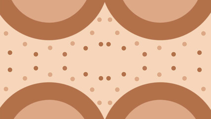 illustration of a brown circle background