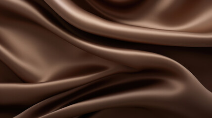 Closeup beautiful color patterns, chocolate fabric texture background