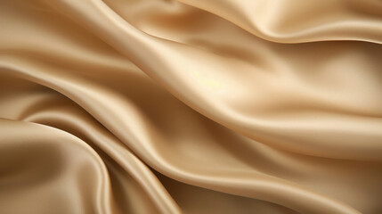 Smooth elegant golden silk can use as wedding background. In Sepia toned. Retro style