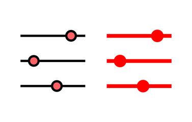 Menu Icon set illustration. web menu sign and symbol. hamburger menu symbol