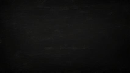 Abstract chalk rubbed out on blackboard or chalkboard texture clean school board for background. old black wall background texture Blackboard texture horizontal black board and chalkboard background.