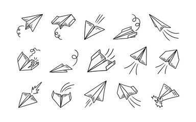 Set of Paper Plane Element