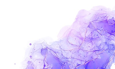 Purple Watercolor Brush Alcohol Ink Graphic Wallpaper