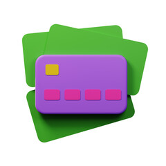 3d icon debit card