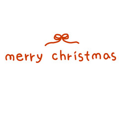 Christmas Handwriting Greetings Illustration