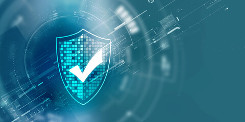 2d rendering tick mark over a shield surface
    
  