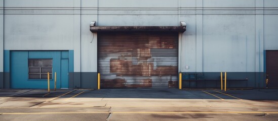 Small business loading dock exteriors are typically generic.