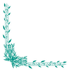 Decorative corner for card decoration