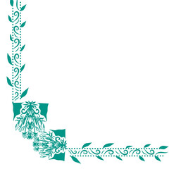 Decorative corner for card decoration