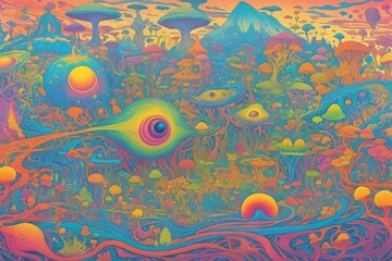 Obraz premium Dreams - Abstract Modern Illustration