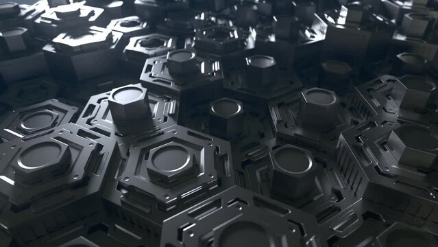 technological background of high technologies, a complex working mechanism in action