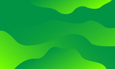 Abstract green background with waves. Eps10 vector