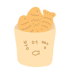 Korean traditional street food bungeo-ppang