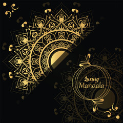 Mandala flower beautiful vector decorative element and background