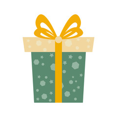 gift box with ribbon bow