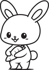 Obraz na płótnie Canvas cute rabbit