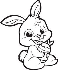 rabbit with a carrot