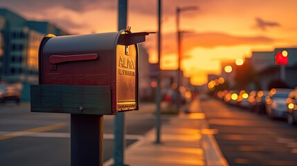 Mailbox Blurred Background - obrazy, fototapety, plakaty