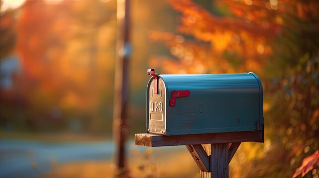 Mailbox Blurred Background