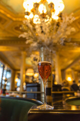 glass of champagne