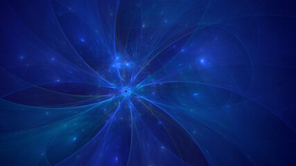 3D rendering abstract fractal business background