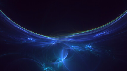 3D rendering abstract fractal business background