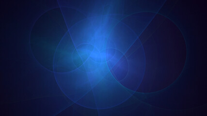 3D manual rendering abstract technology fractal background