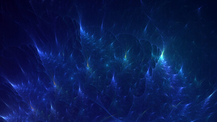 Fototapeta na wymiar 3D rendering abstract fractal business background