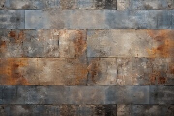 banner background texture wall cement concrete stone tiles motif patchwork shabby vintage gray brown Old tile grey beige