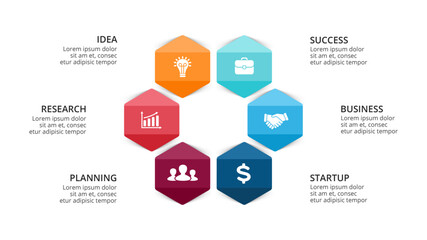 Infographic elements design for presentation, can be used for presentation, workflow layout, diagram, annual report, web design.