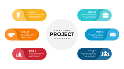 Infographic elements design for presentation, can be used for presentation, workflow layout, diagram, annual report, web design.