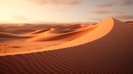 Sand dunes in the Sahara desert, Merganser, Morocco - obrazy, fototapety, plakaty