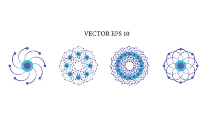 Stylish mandala illustration art design