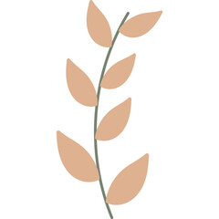 Aesthetic Leaf Element