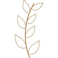 Aesthetic Leaf Element
