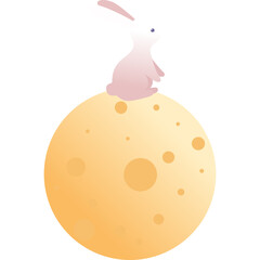 Rabbit And Moon