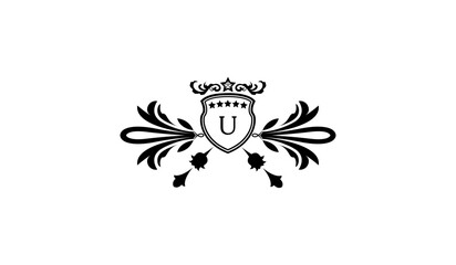 Luxury Retro Logo U