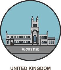 Obraz premium Gloucester. Cities and towns in United Kingdom