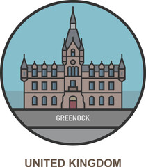 Greenock. Cities and towns in United Kingdom
