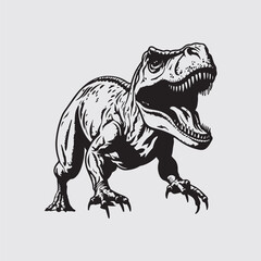 Obraz na płótnie Canvas T Rex Vector Images, Illustration Of a T Rex