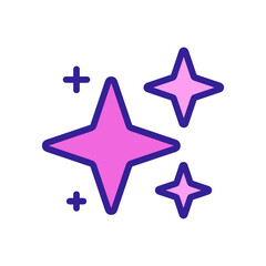 Star icon symbol vector image. Illustration of rating quality and review winner customer graphic design image